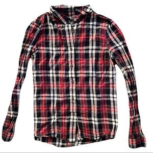 Madewell Skinny Flannel Top